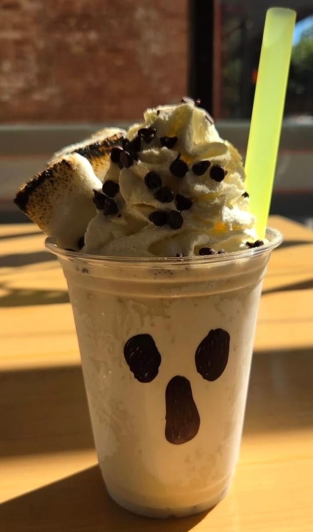 Shake of the Month: Toasted Marshmallow S'more Shake.