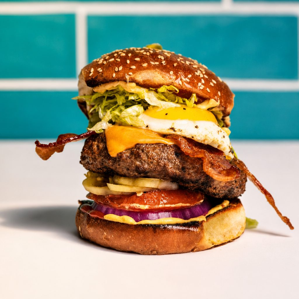 Build Your Own Burger  (Includes choice of side).