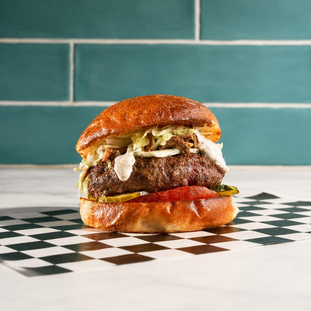 Wagyu Burger (Includes choice of side).
